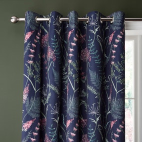 Dorma Winter Garden Blackout Eyelet Curtains